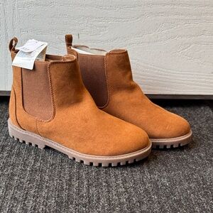 GAP Kids Brown Chelsea Ankle Boots sz 3 Big Girls